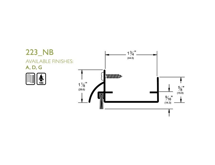 Pemko 223_NB | Door Shoes