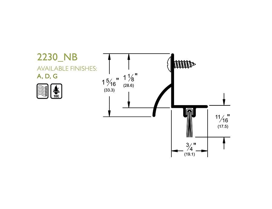Pemko 2230_NB | Door Shoes
