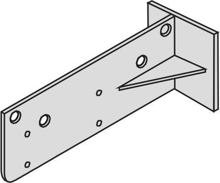 LCN 4000T.US28 | Door Closer (4000T) Gate Bracket