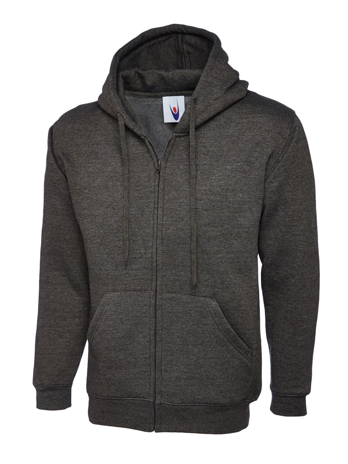 Uneek Classic Full Zip Hoody - Charcoal