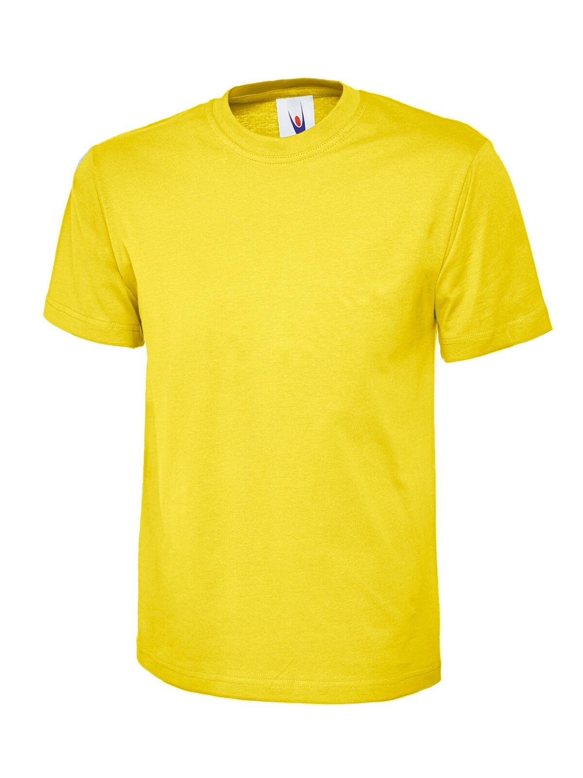 Uneek Classic T Shirt - Yellow