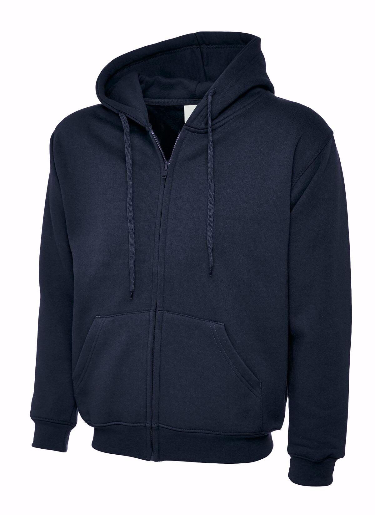 Uneek Classic Full Zip Hoody - Navy
