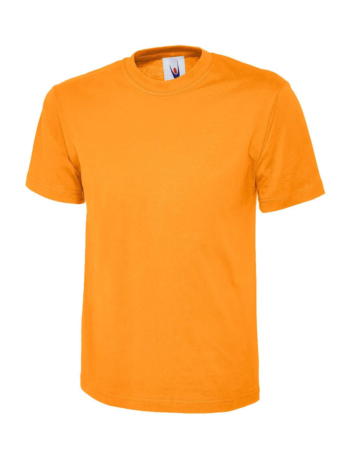 Uneek Classic T Shirt - Orange