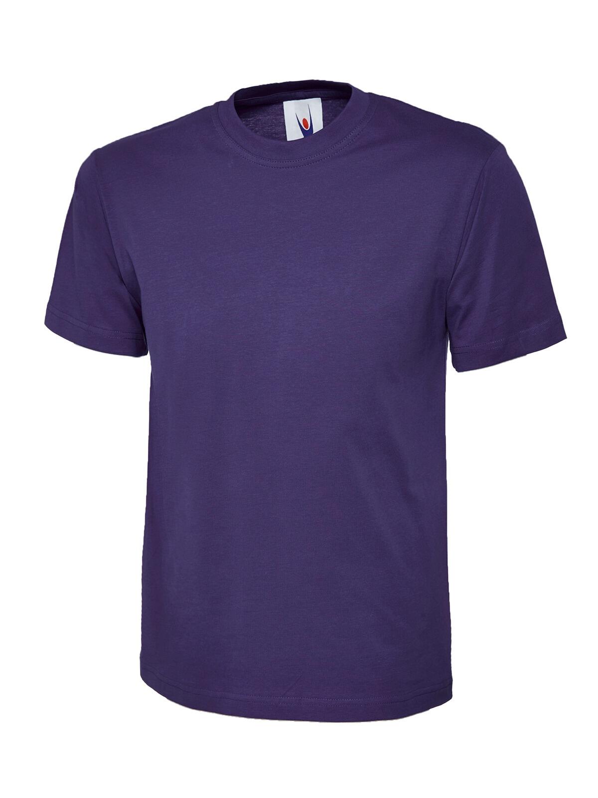 Uneek Classic T Shirt - Purple