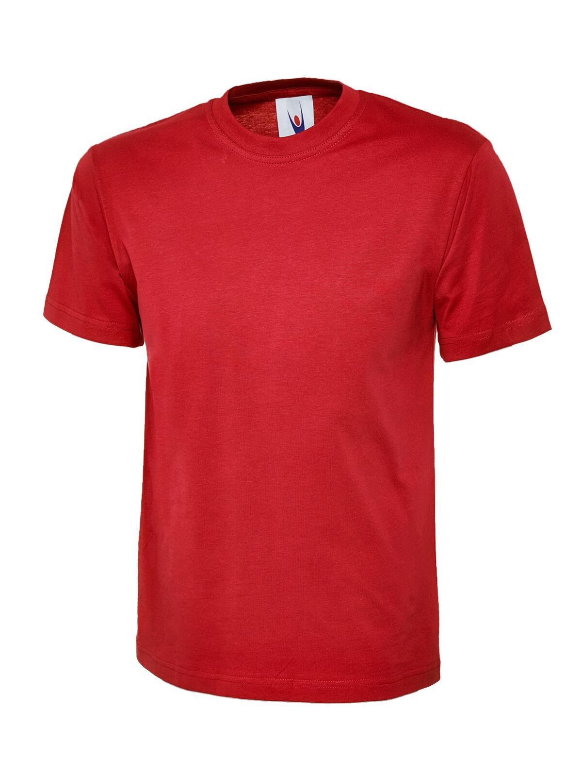 Uneek Classic T Shirt - Red