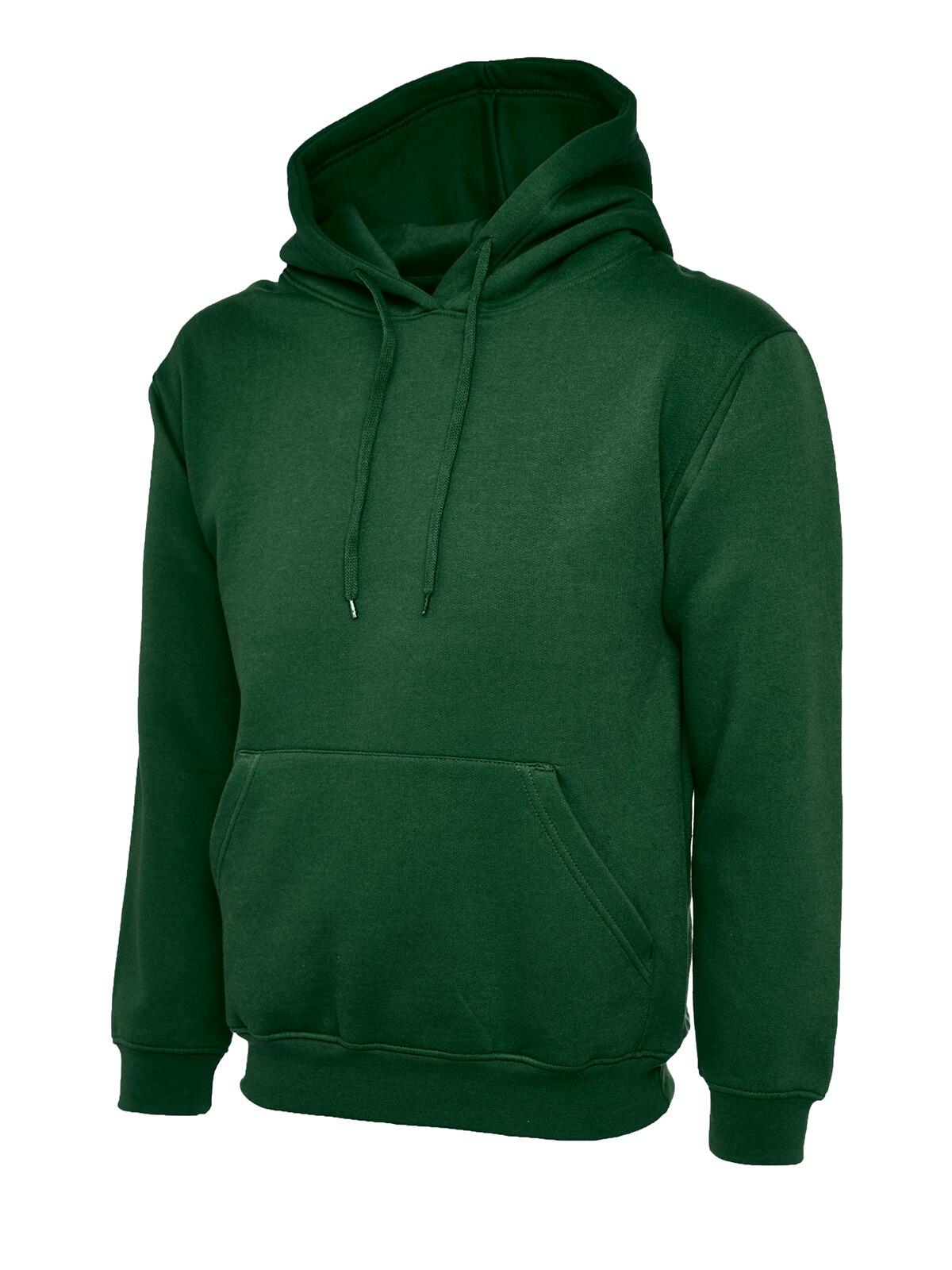 Uneek Classic Hoody - Bottle Green