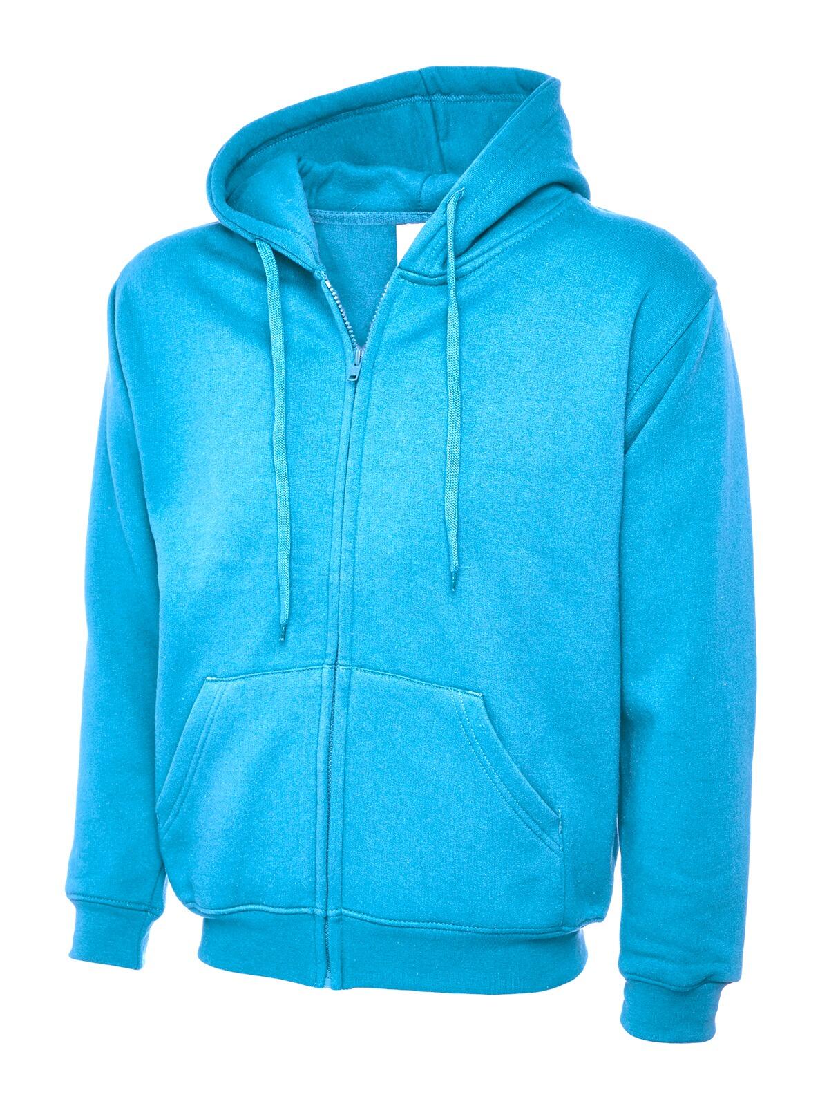 Uneek Classic Full Zip Hoody - Sky