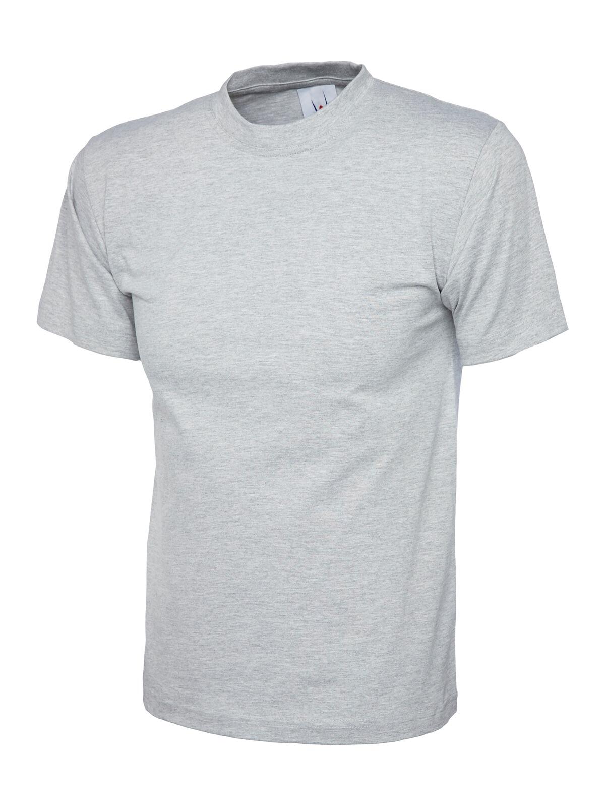 Uneek Classic T Shirt - Heather Grey