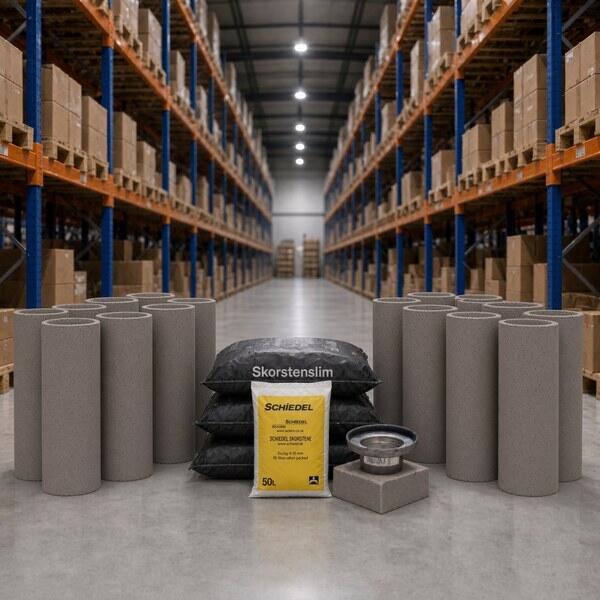 Isokern 150mm i/d pumice liner pack 9.0m — pack contents