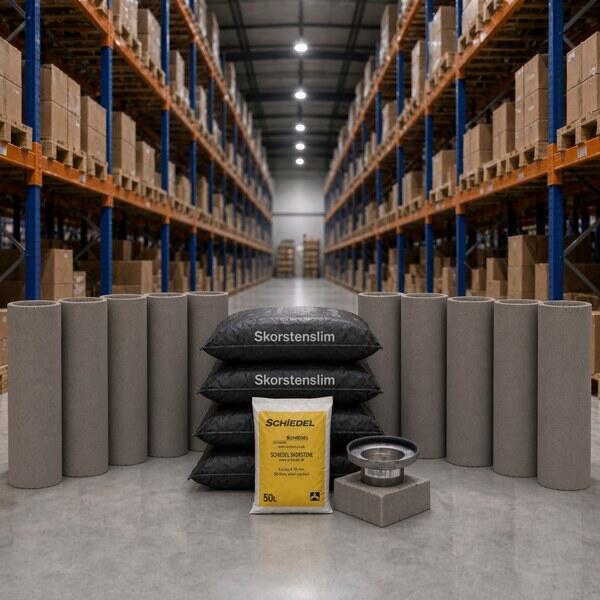 Isokern 150mm i/d pumice liner pack 6.0m — pack contents