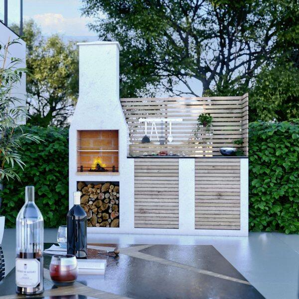 Isokern Hale outdoor kitchen right-hand kit