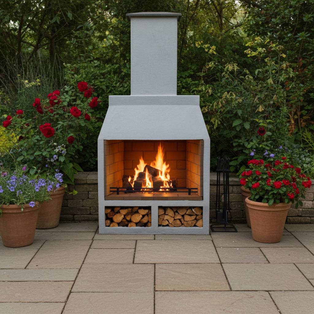 Isokern Garden Fireplace 1200