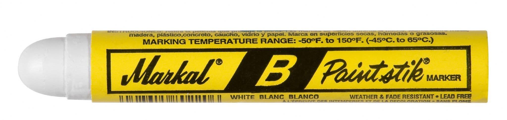 Markal B Paint Stick - White