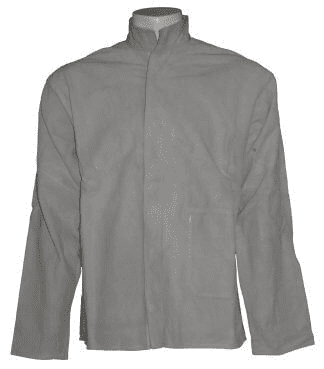 Grey Leather Welding Jacket