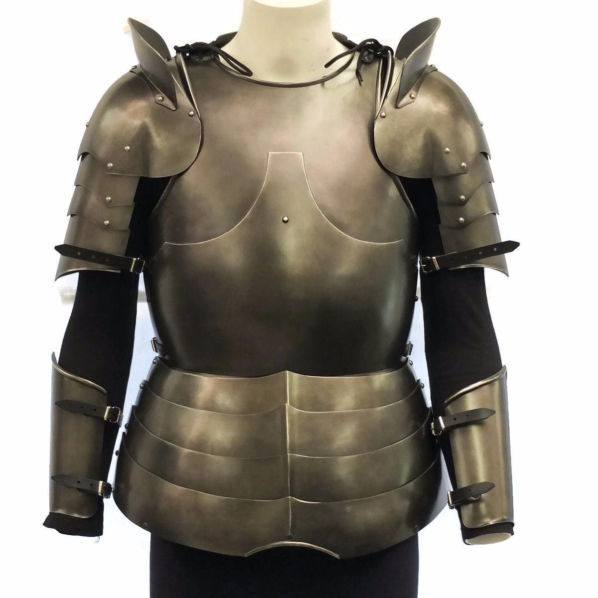 Amante el último Línea de visión Larp Armor Medieval Milanese upper body armour set