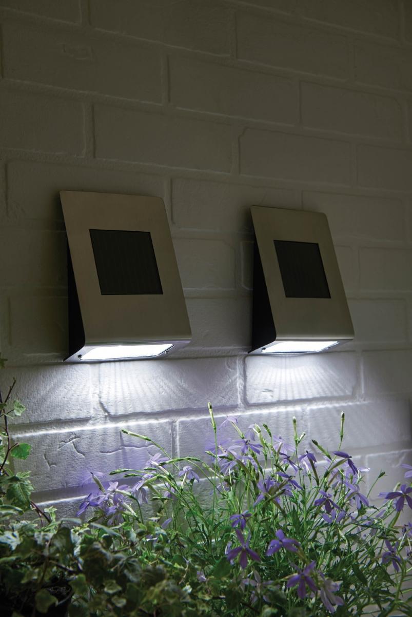 Solar Wall Lights Stainless Steel