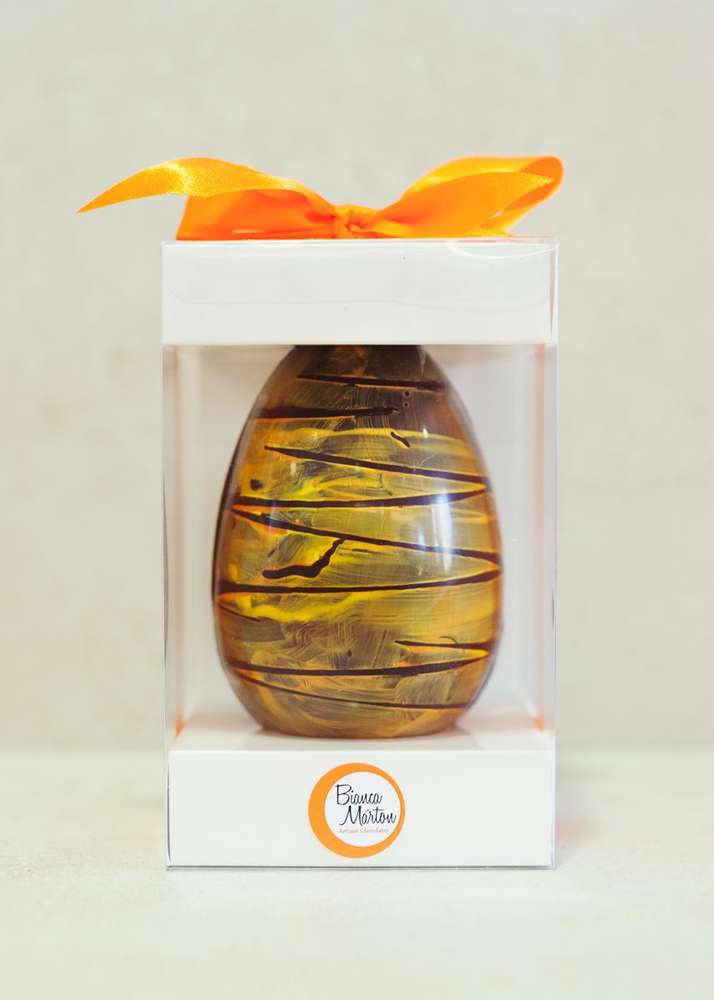 Vegan dark chocolate Easter egg