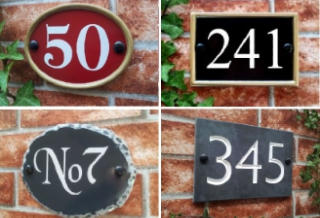 house number signs