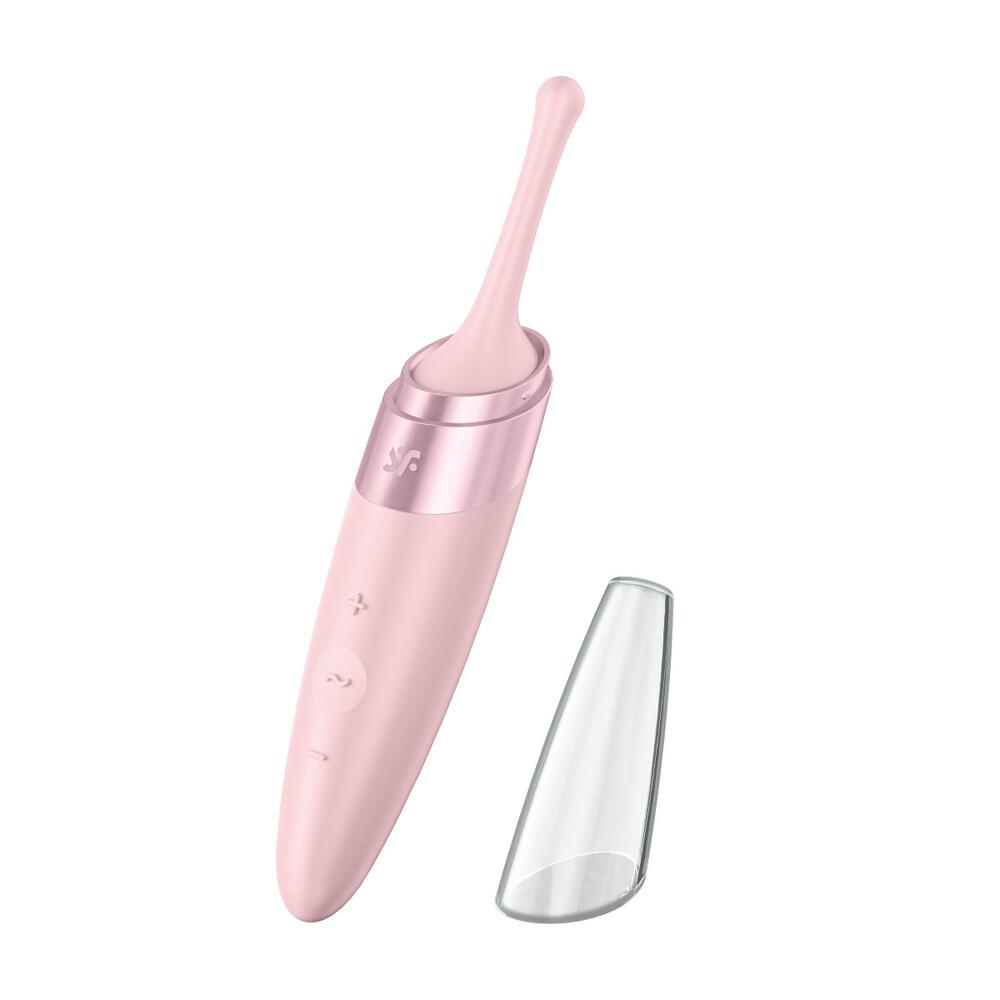 Точечный вибратор Satisfyer Twirling Fun, белый 4009636 - Satisfyer - Точечные вибраторы - Купить