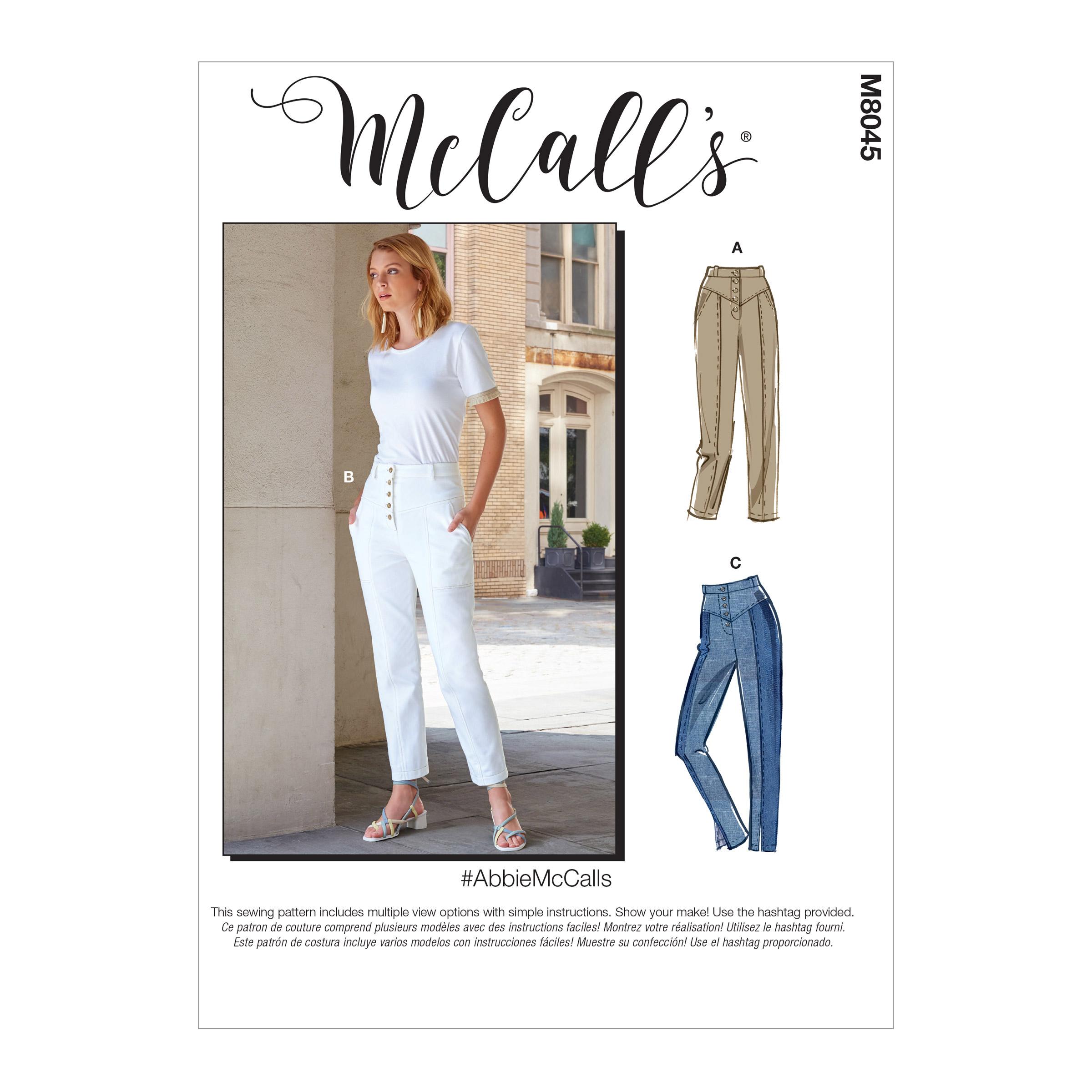 mccalls paper bolsa pants