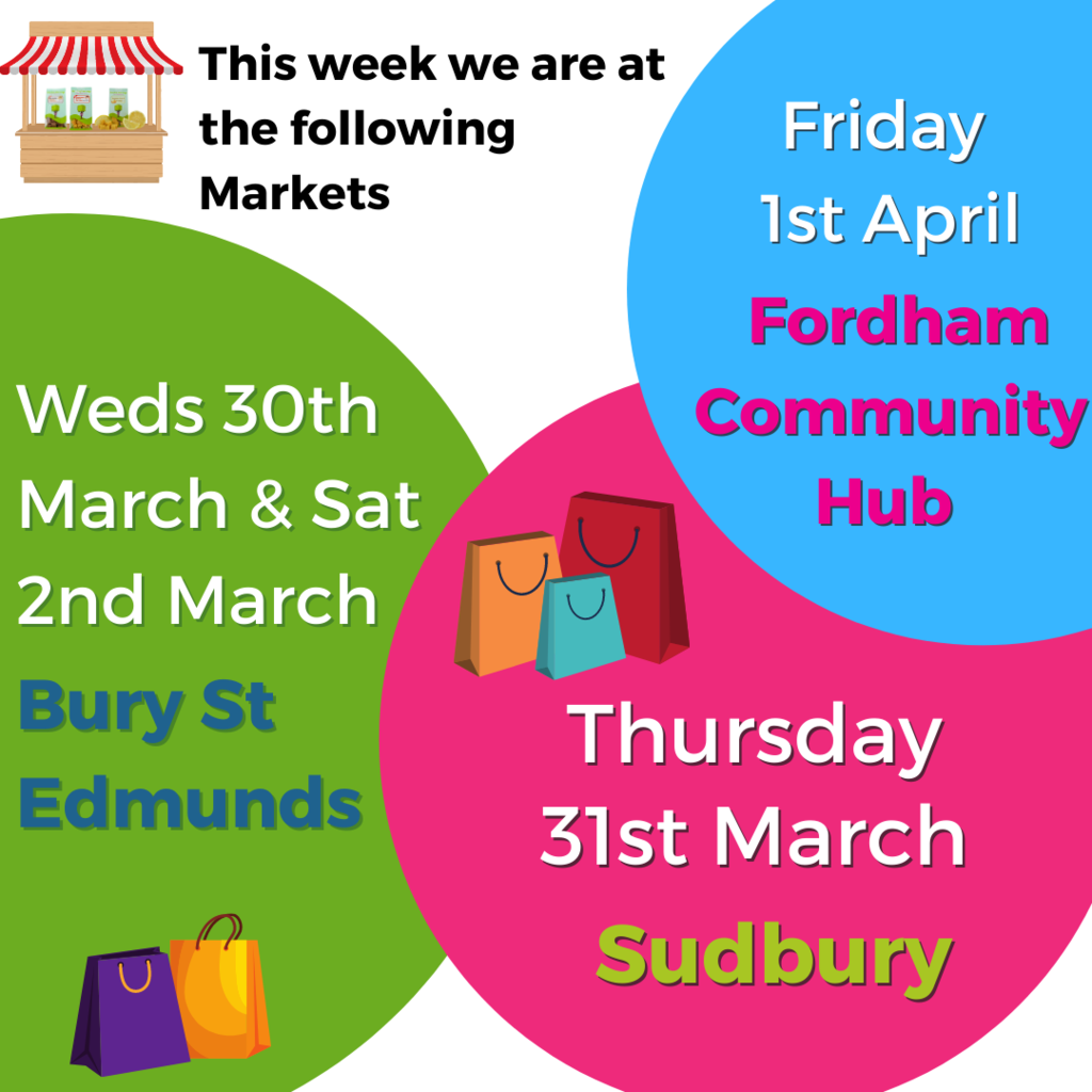 Come and try our delicious fudge at these markets.
