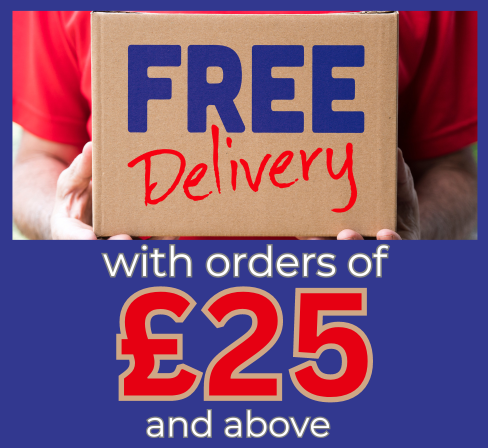 Free delivery over £25