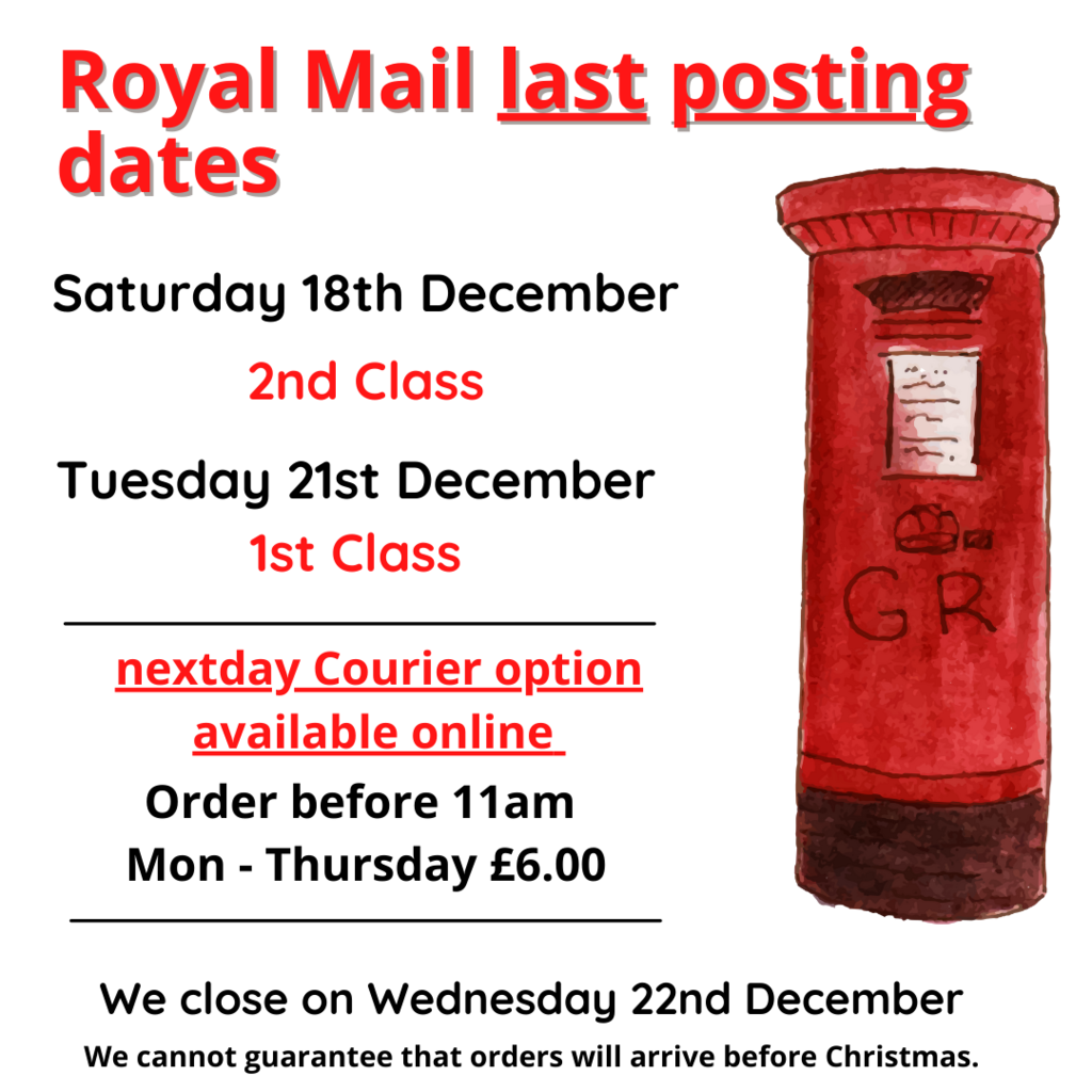 Royal Mail Last posting dates for Christmas