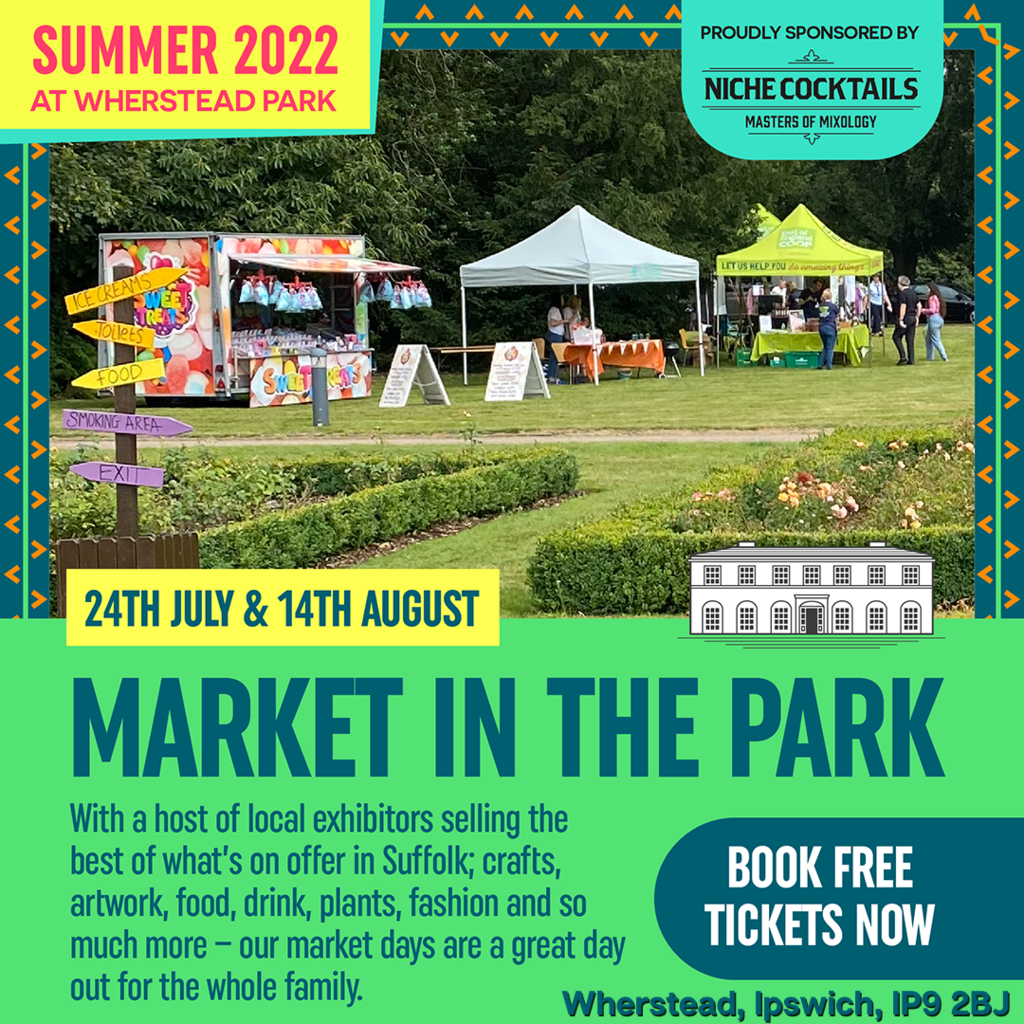 Sunday Market in the Park at Wherstead - Sunday 14th July - 10am - 4pm