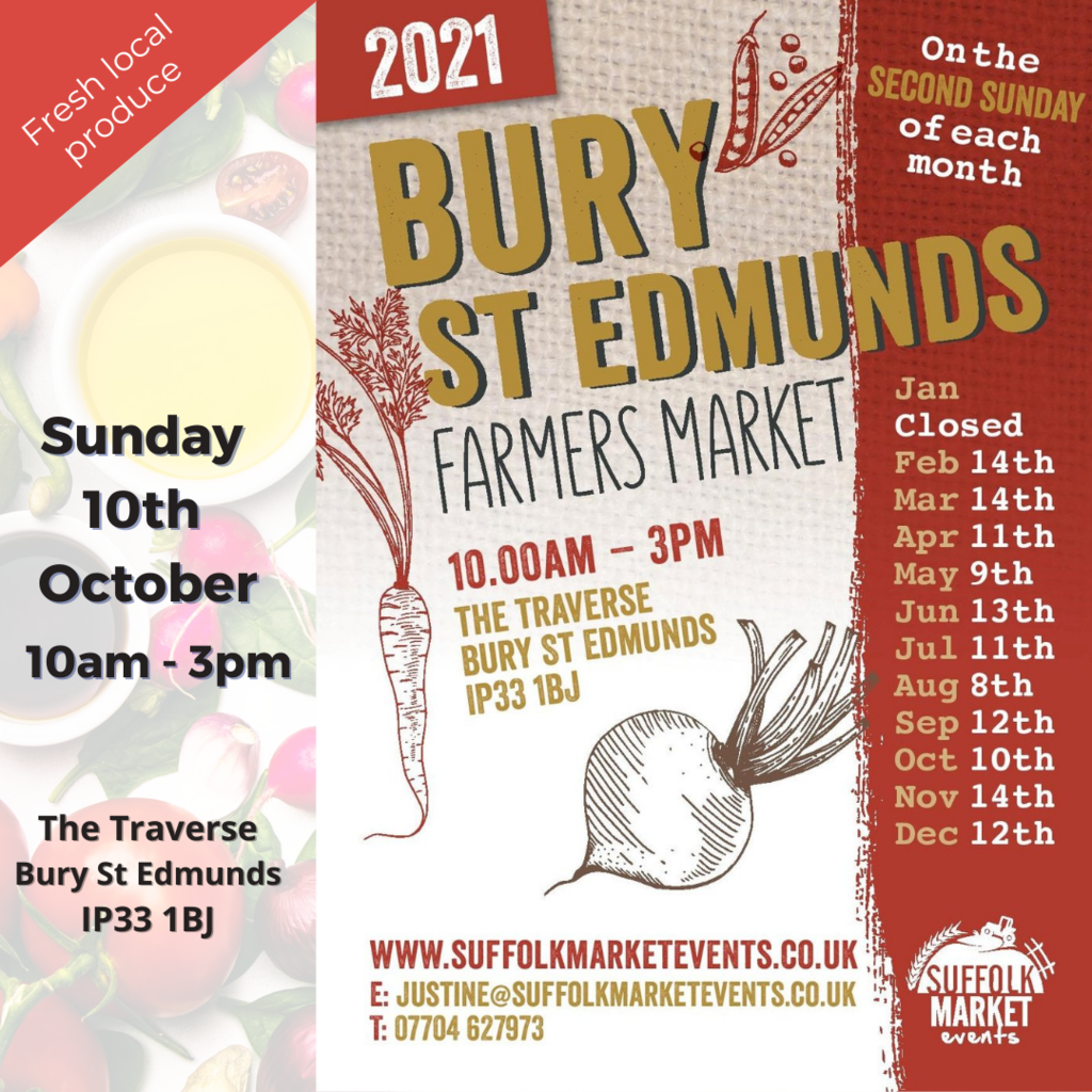 Bury St Edmunds Farmers Market - Sunday 10th October