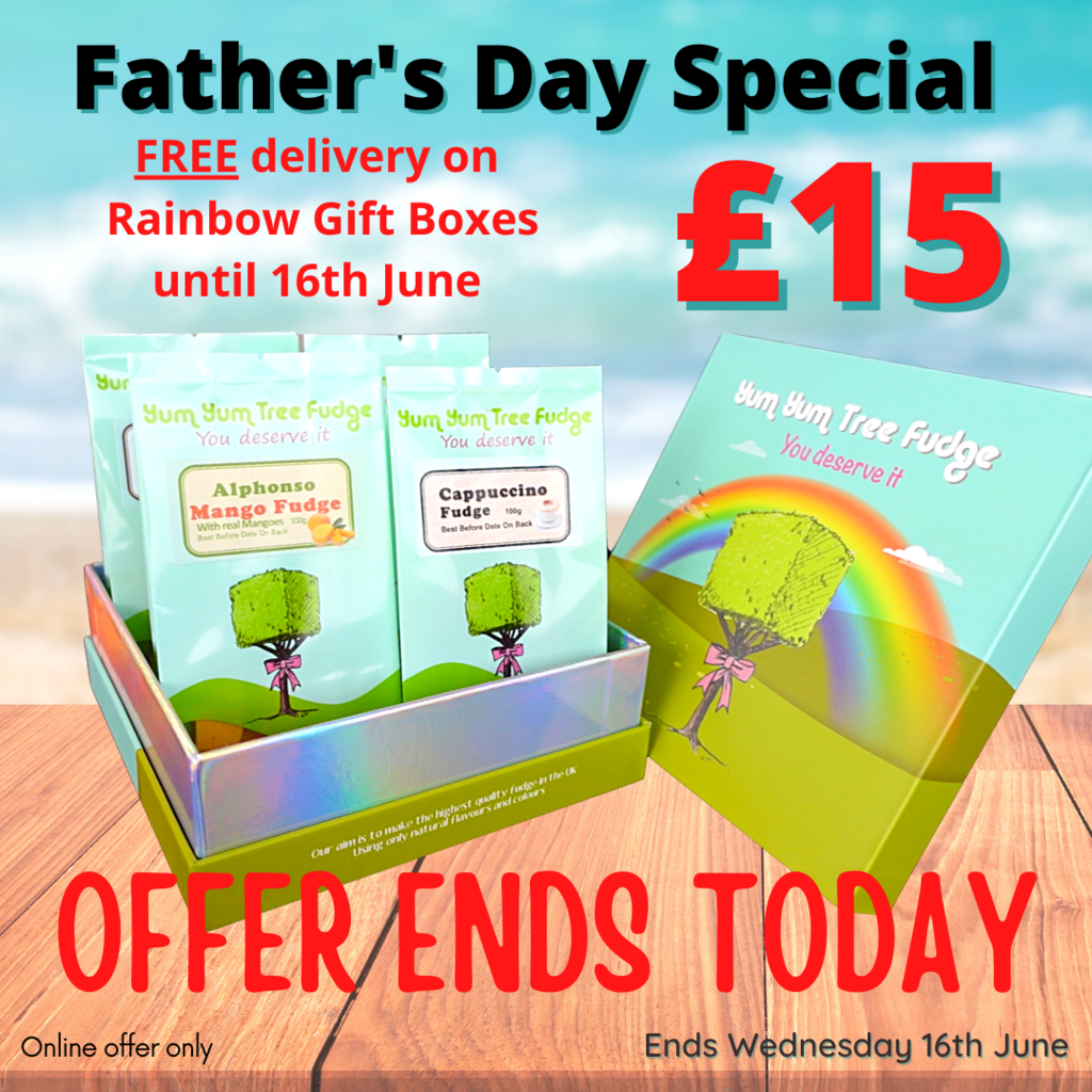 Our free delivery on our Rainbow Gift Boxes ends tonight at Midnight - Don't miss out.