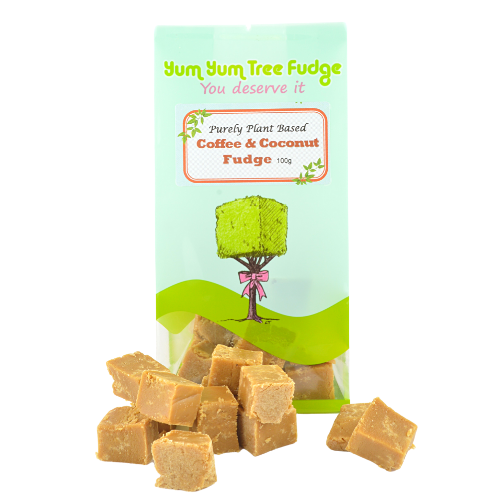 Plant Based Coffee & Coconut Fudge by Yum Yum Tree Fudge