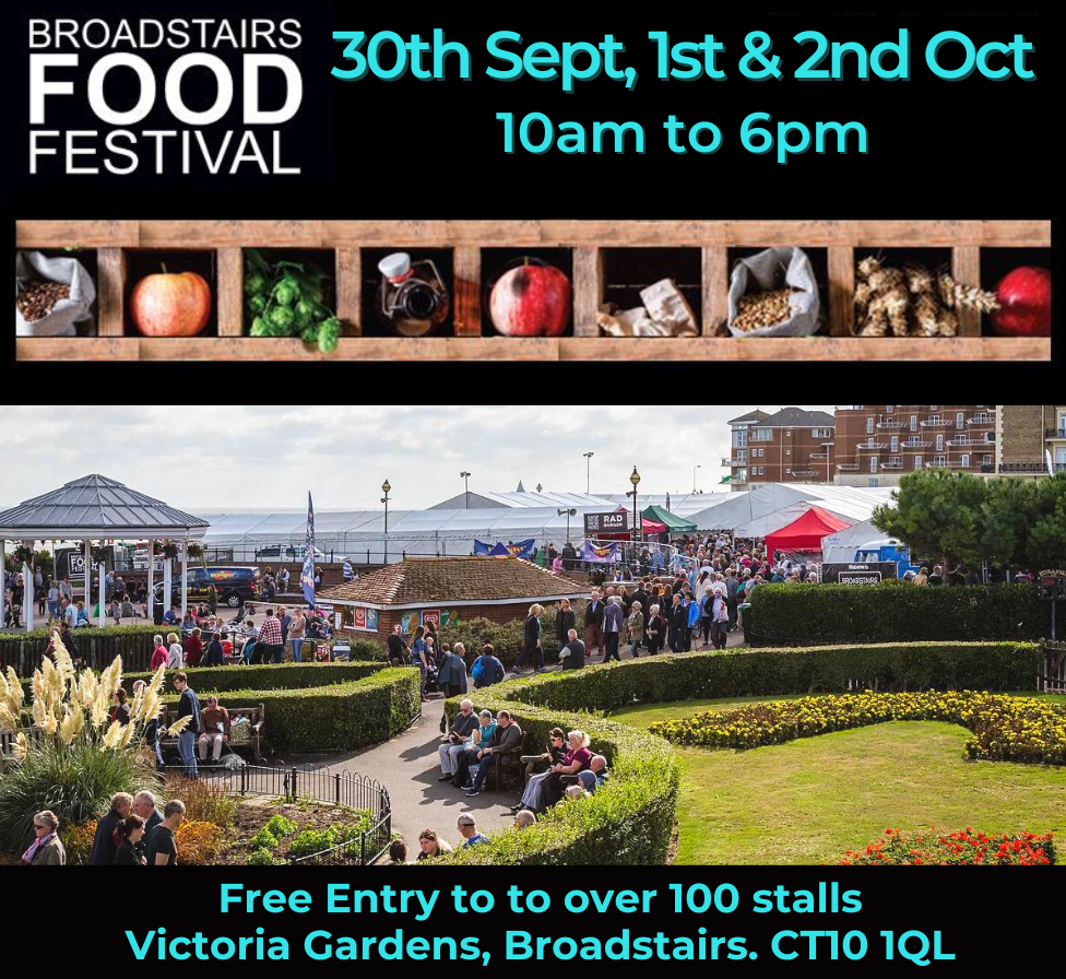 Broadstairs Food Festival - Fri 30th September until Sunday 2nd October 2022