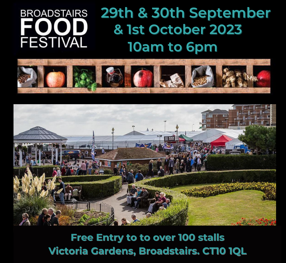 Broadstairs Food Festival - Friday 29th, Saturday 30th September & Sunday 1st October - 10.00am - 6.00pm