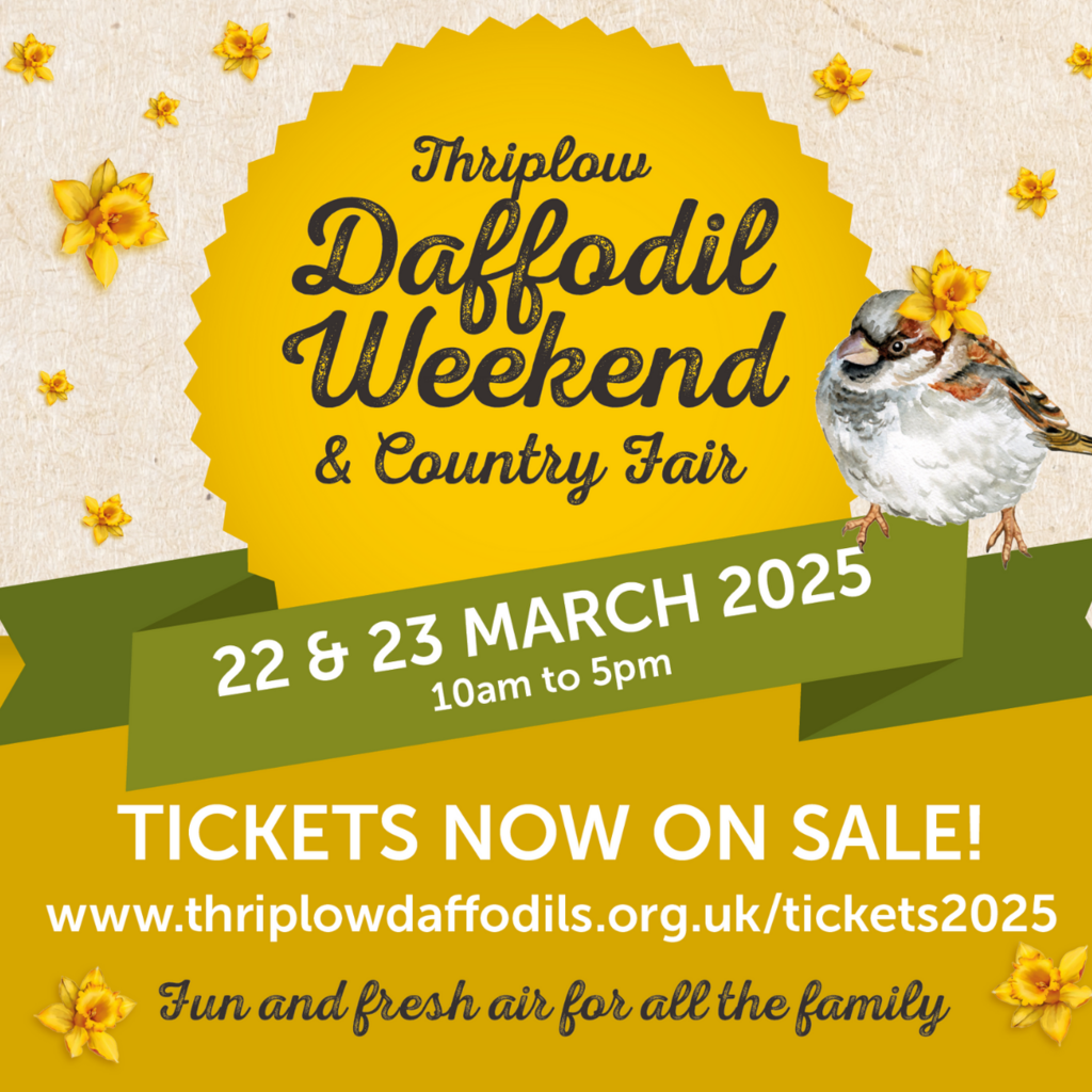 Thriplow Daffodil Weekend - 22nd & 23rd March 2025