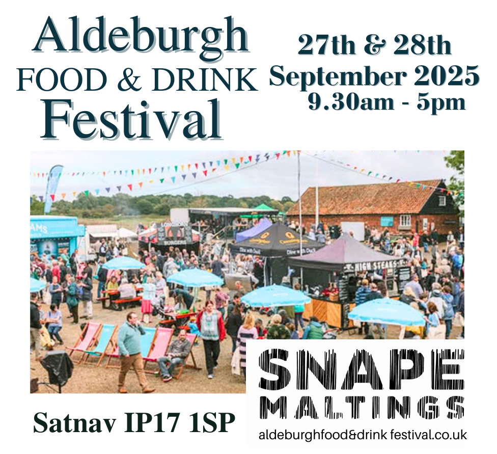 Aldeburgh Food & Drink Festival - 27th & 28th September