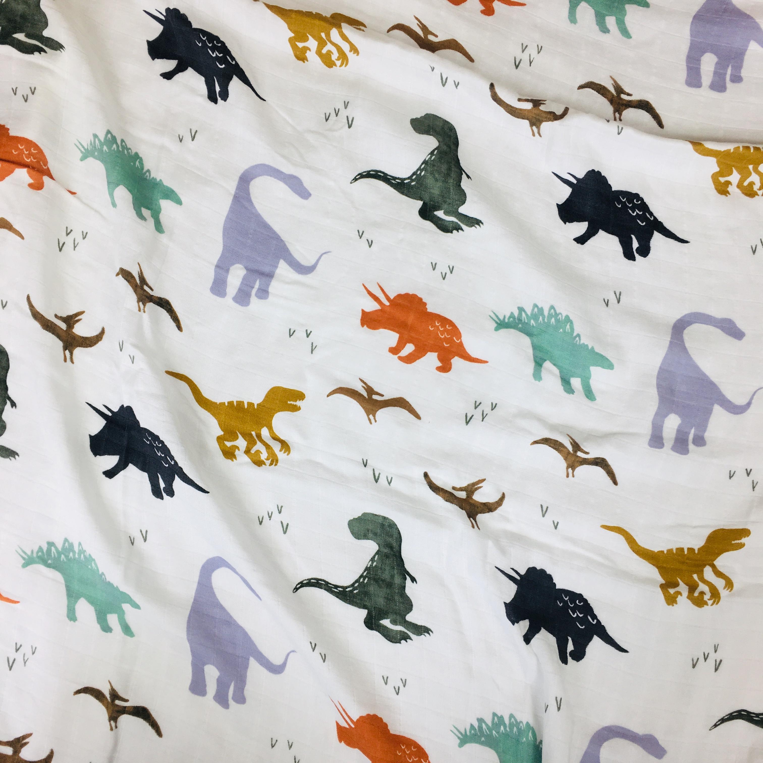 dinosaur muslin