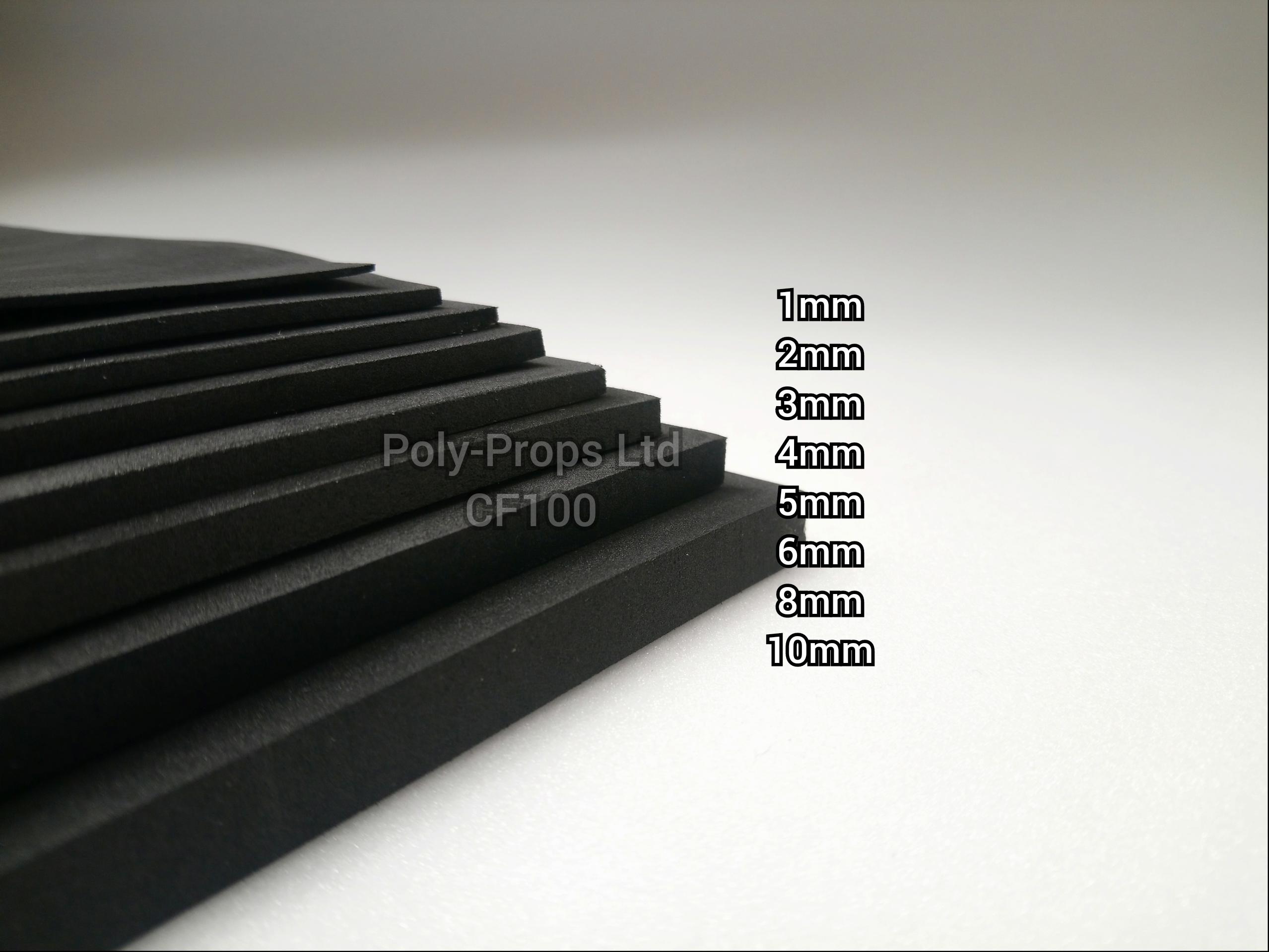 160 kg/m³ HIGH DENSITY CLOSED CELL 10-12 MM EVA FOAM SHEETS FOR CRAFT COSPLAY 
