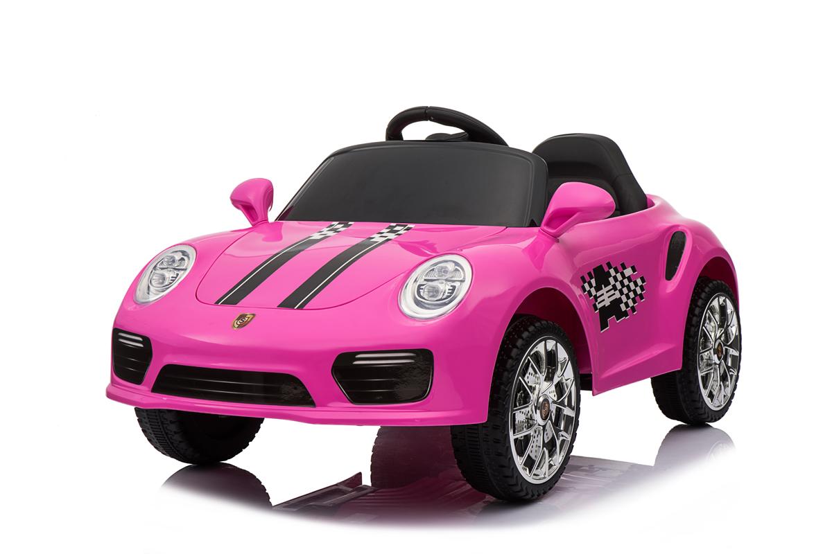 pink ride in car
