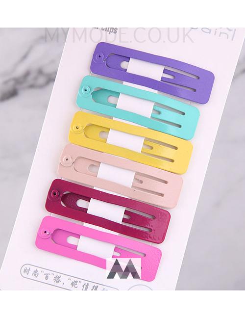 colourful hair clips