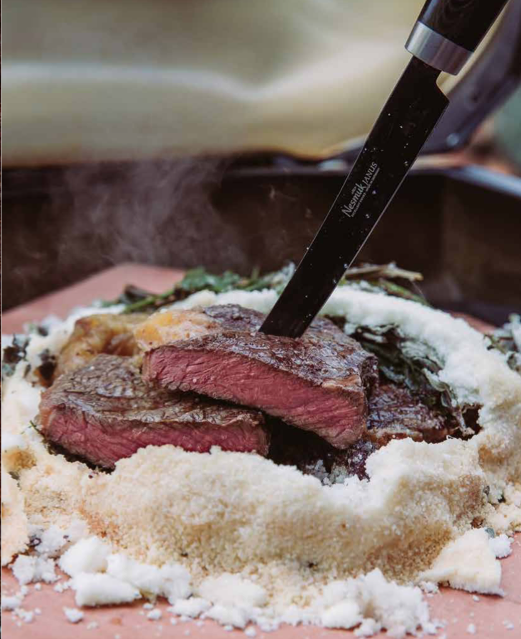 Salt-crust Rib-Eye Steak (from Geri Hochgatterer, Cooklounge BBQ)