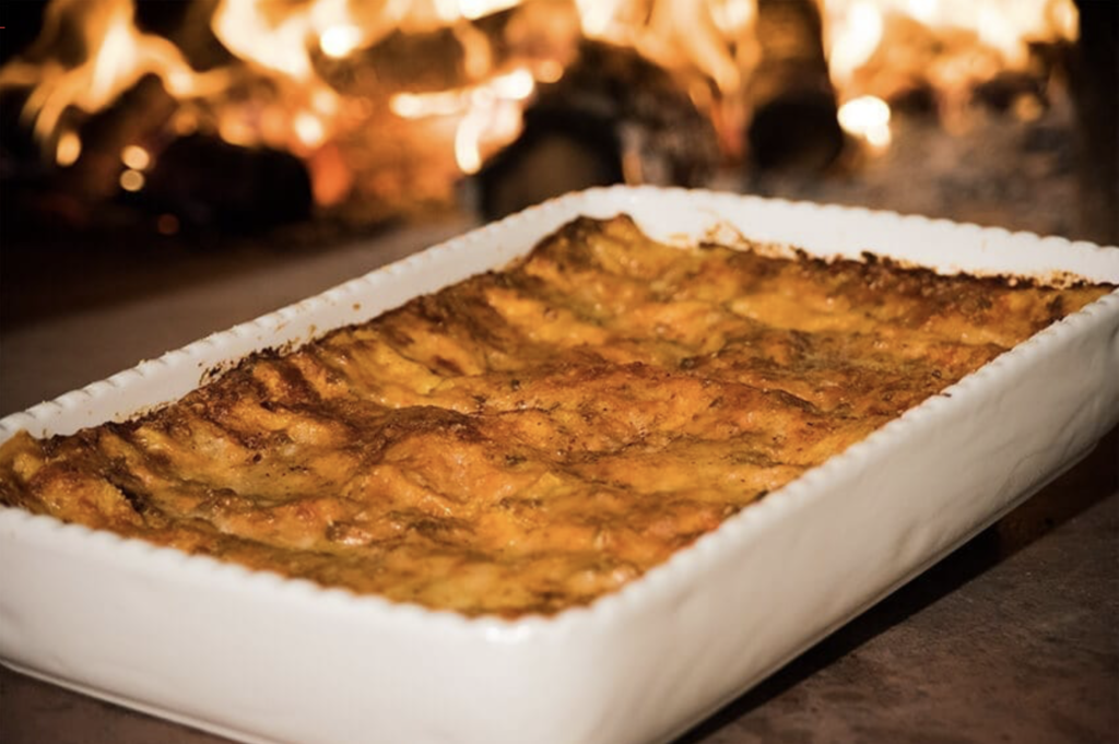 Classic Italian wood fired lasagne