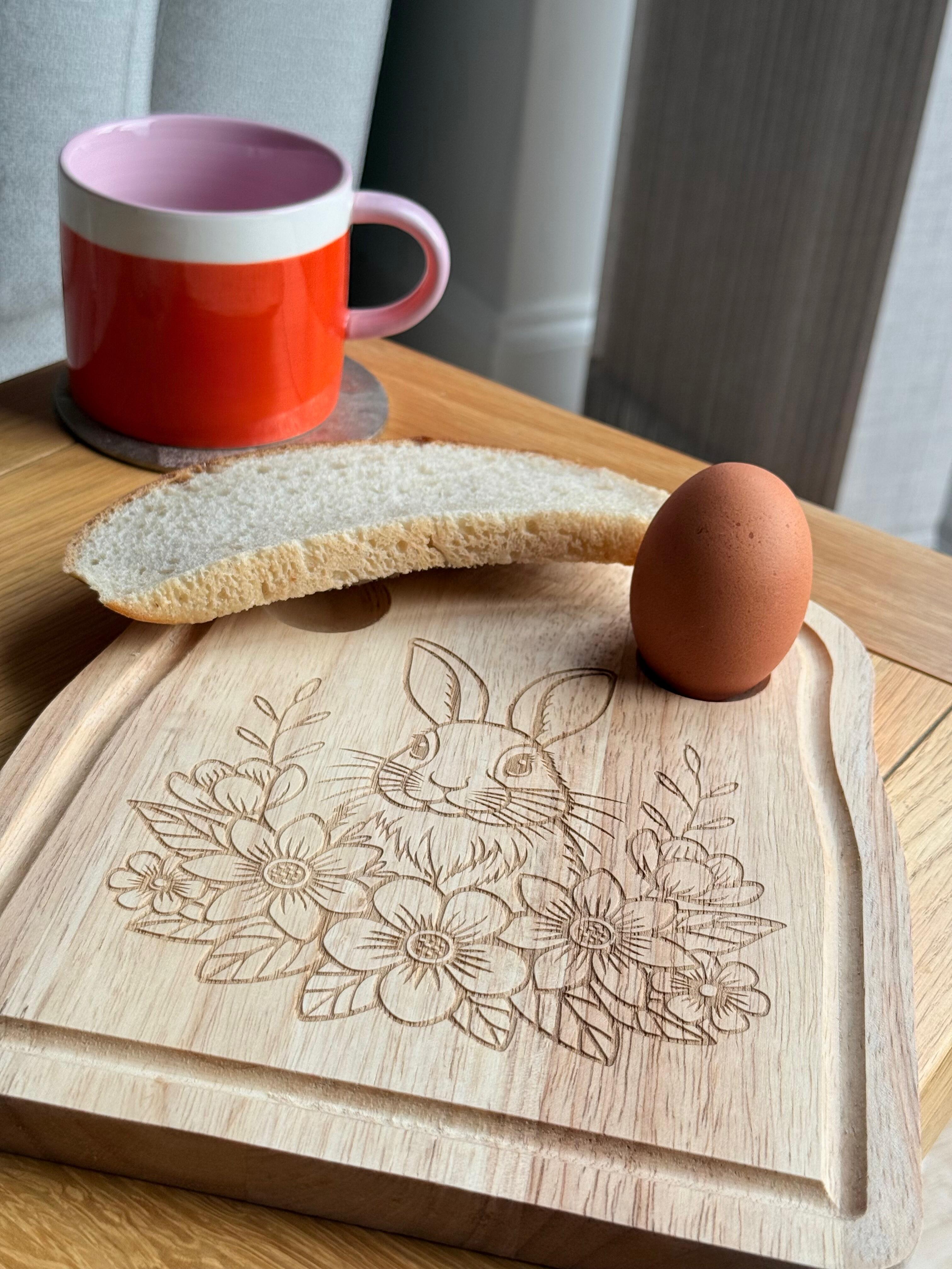 Wooden egg and soldiers board UK