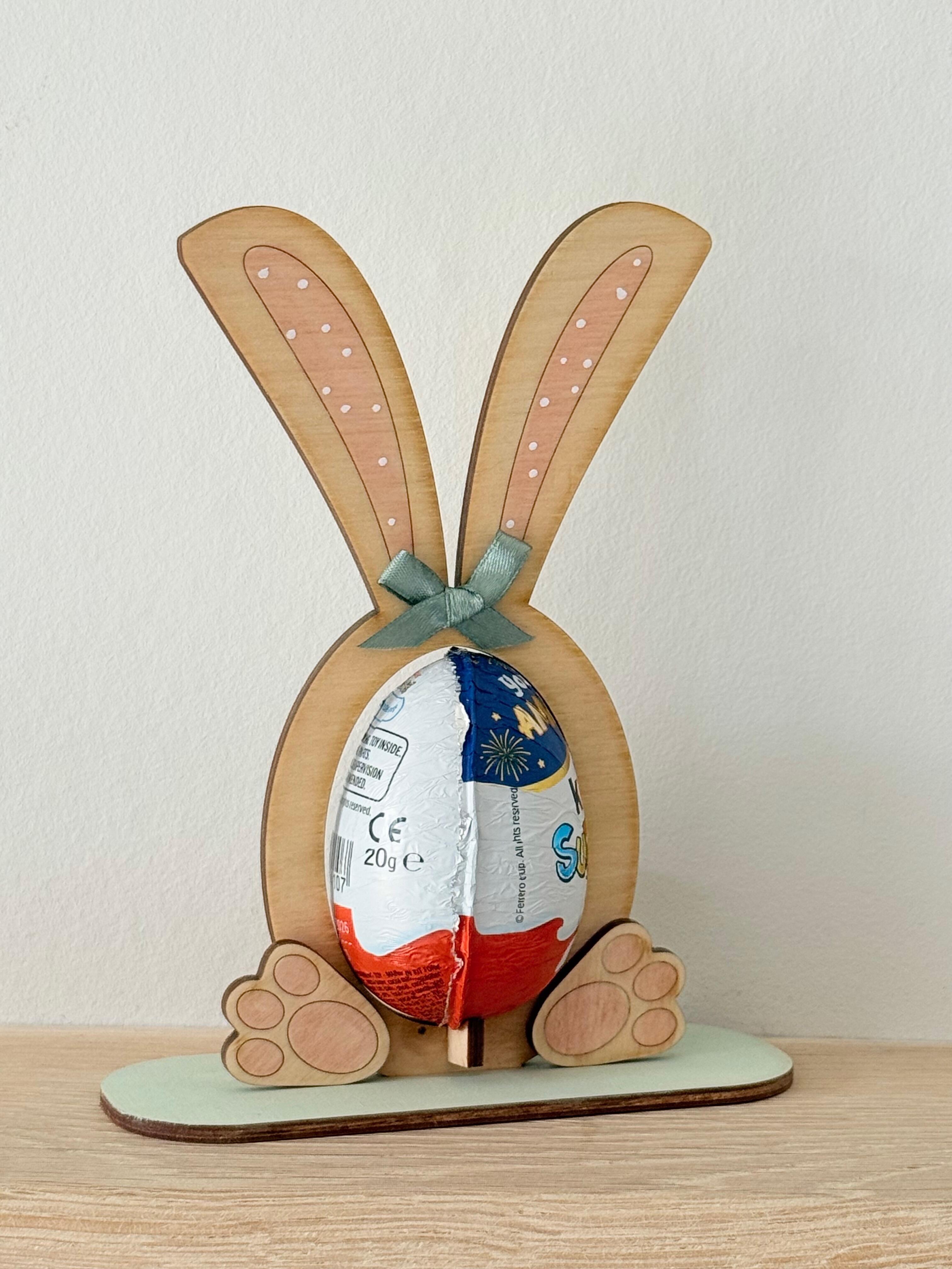 Freestanding Easter bunny egg stand