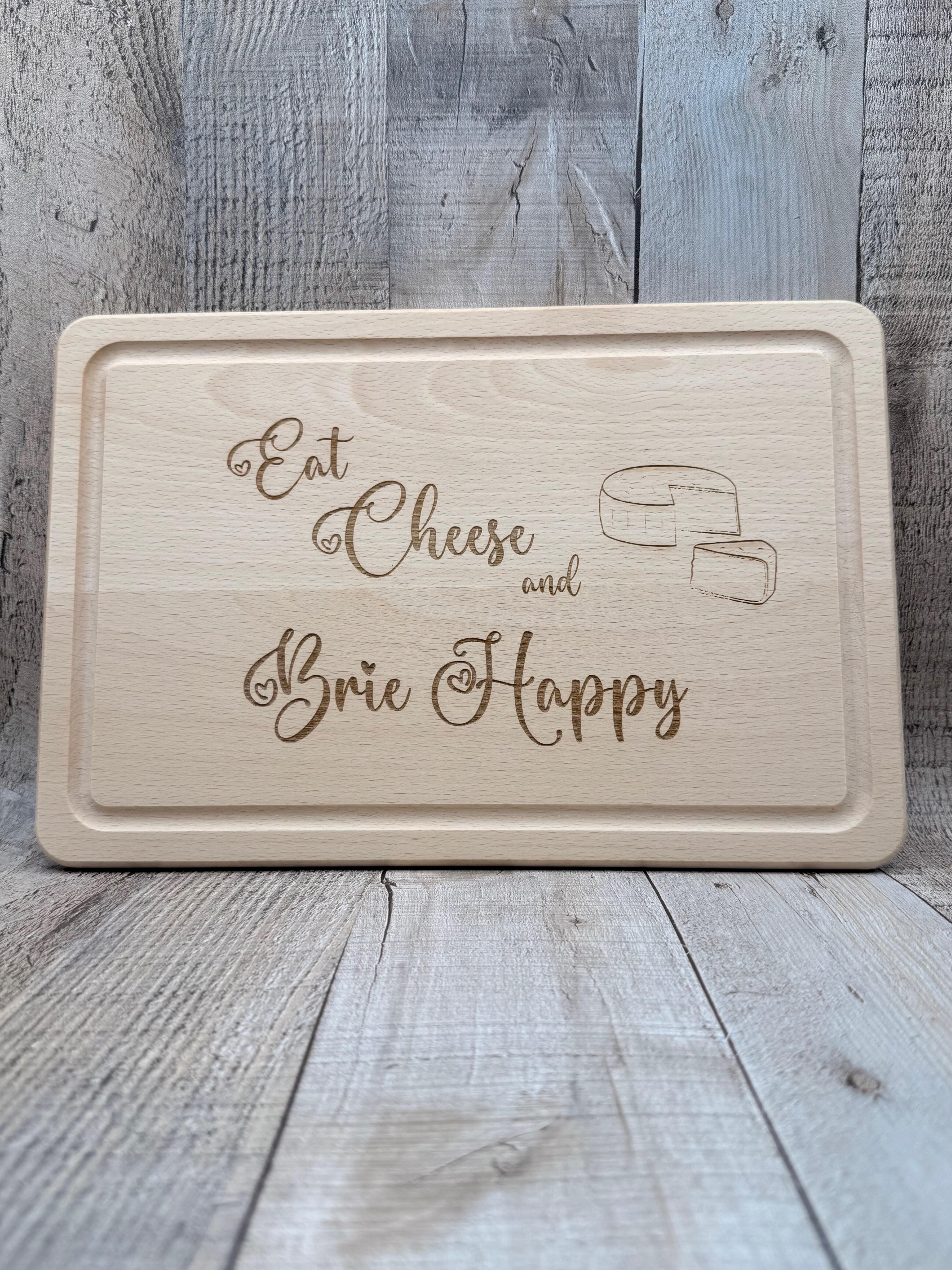 LASER ENGRAVED BEECH CHOPPING BOARD