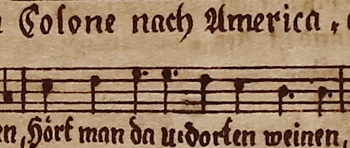 "Pennsylvania, the Promised Land": Emigration songs from the Harmony Society