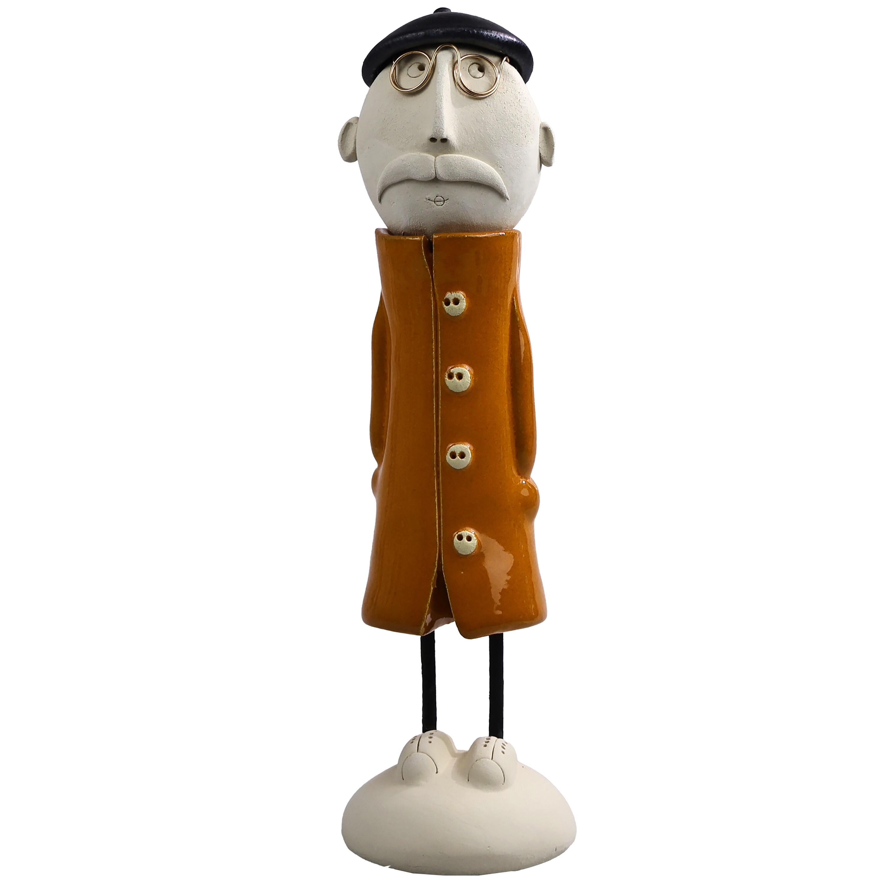 Man in a Great Coat with Moustache