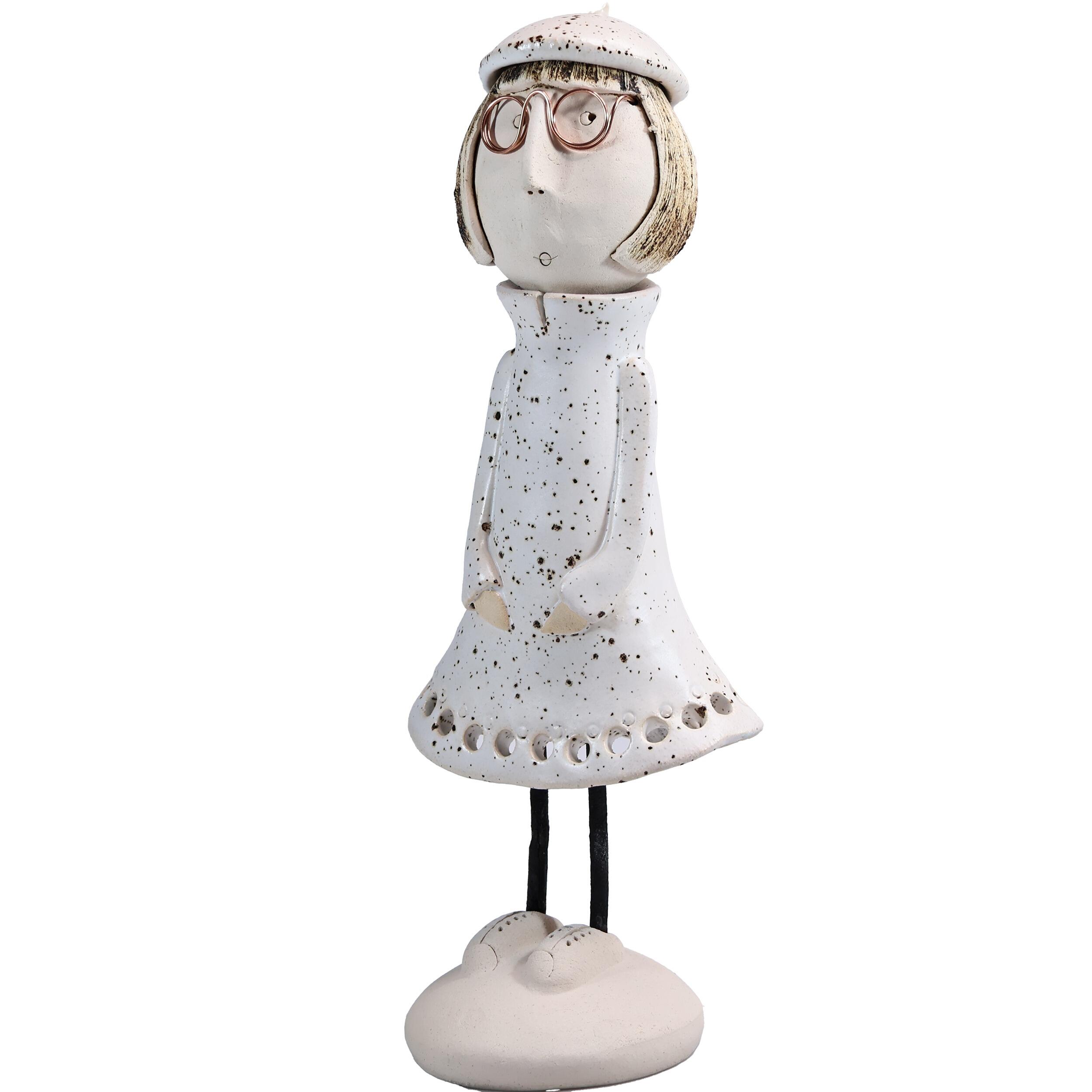 Handmade Ceramic Quirky Couple | Male & Female Figurines Gift