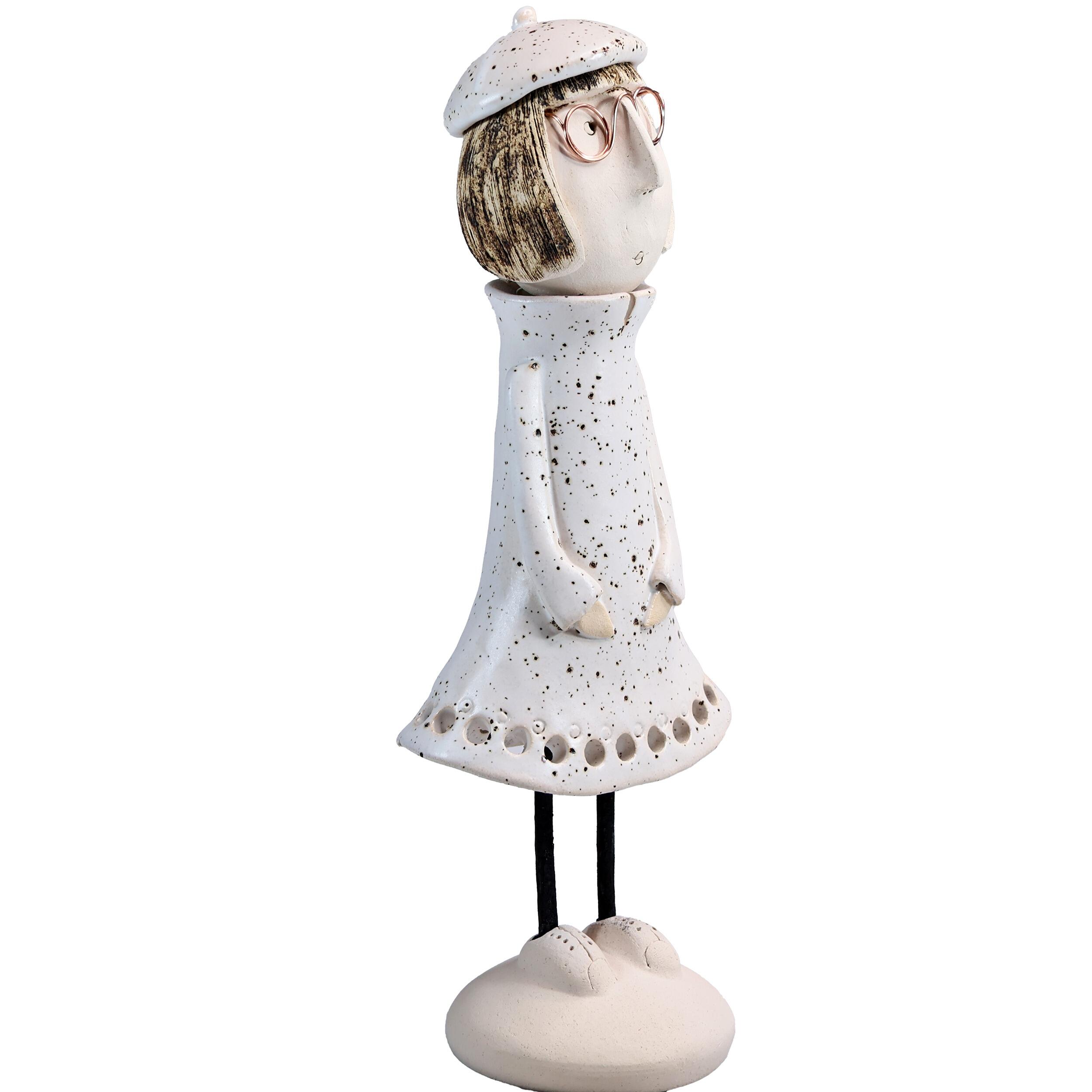 Handmade Ceramic Quirky Couple | Male & Female Figurines Gift