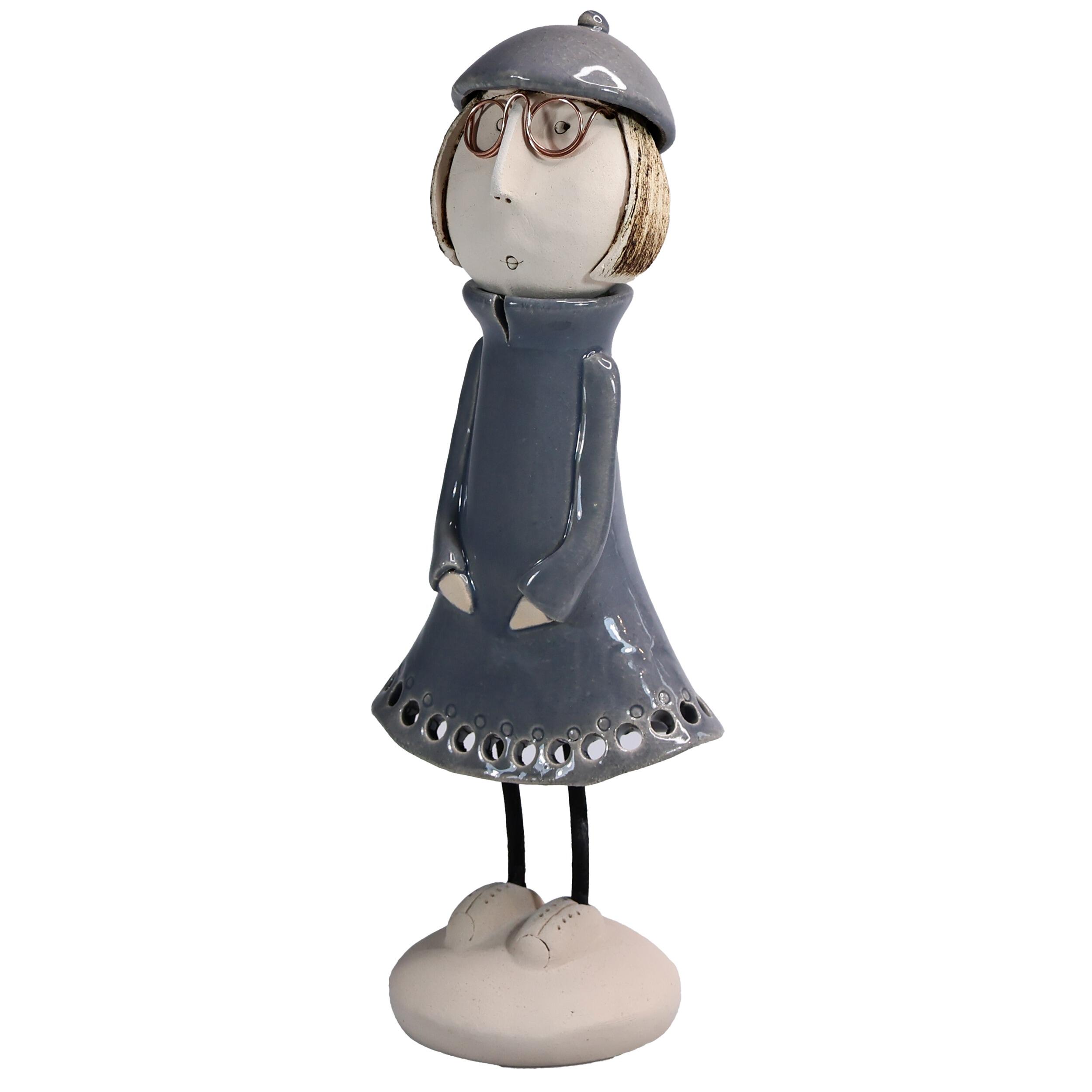 Handmade Ceramic Quirky Couple | Male & Female Figurines Gift