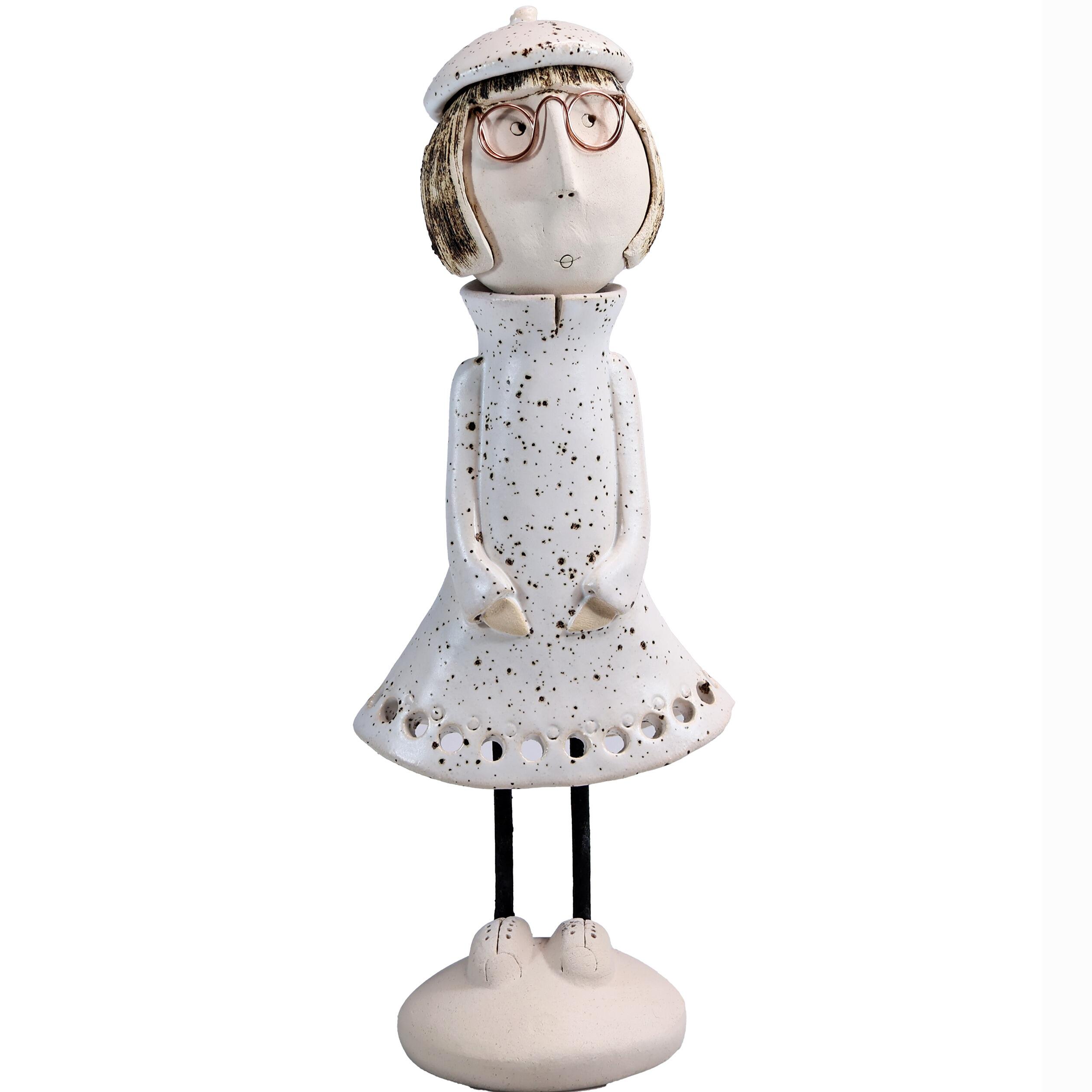 Handmade Ceramic Quirky Couple | Male & Female Figurines Gift